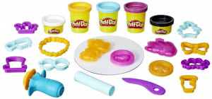 Set Play-Doh Touch Shape and Style Hasbro, 22 piese, cu aplicatie telefon/tableta, Multicolor