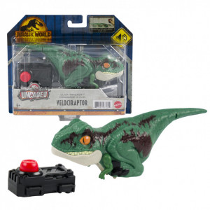 Figurina interactiva Velociraptor, Mattel, Jurassic World