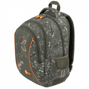 Ghiozdan Prescolari, Ergonomic, Impermeabil, Elemente Reflectorizante, Colectia St.Right - T-Rex Junior BP26, 39x27x17cm