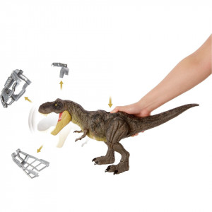 Jucarie Dinozaur Jurassic World - Stomp 'n Attack Tyrannosauros Rex, GWD67