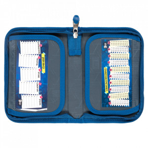 Penar Rigid cu 1 Fermoar si 2 Extensii, St. Majewski, Neechipat, Colectia St.Right - Lazy Cats PC03, 20.5x14x3.5cm