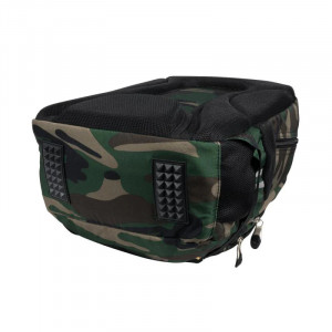 Ghiozdan Prescolari 3 Compartimente, St.Majewski, Ergonomic, Impermeabil, Elemente Reflectorizante, Colectia St.Right - Moro BP26, Camuflaj, 39x27x17cm