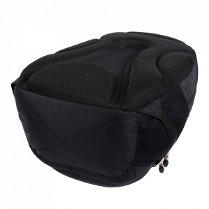 Ghiozdan Scolar, 4 Compartimente, Ergonomic, Impermeabil, Colectia St.Right Black BP05, 42x30x19cm