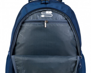 Ghiozdan Scolar, St.Majewski, 4 Compartimente, St.Right Navy Blue BP05 42x30x19cm