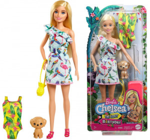 Papusa Barbie & Chelsea, The lost birthday - Tropical look