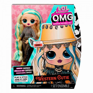 Papusa cu accesorii L.O.L. Surprise! OMG S7 Western Cutie, 27 cm