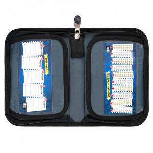 Penar Rigid cu 1 Fermoar si 2 Extensii, St. Majewski, Neechipat, Colectia St.Right - Space Moon PC03, 20.5x14x3.5cm