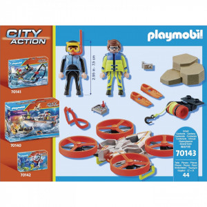 Playmobil City Action - Sea Rescue, Salvamar cu drona