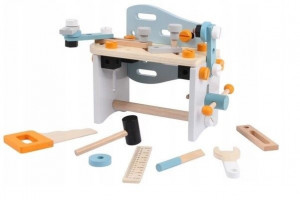 Set de Unelte din Lemn, EcoToys, 52 Elemente