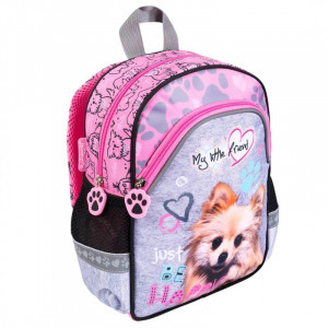 Ghiozdan Gradinita, 2 Compartiment, St.Majewski, My Little Friend Cat 12"