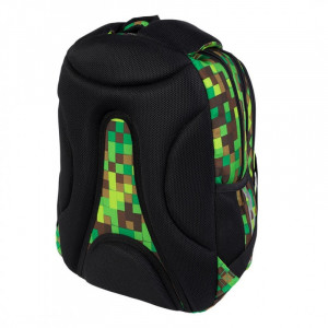 Ghiozdan Scolar 4 Compartimente, St.Majewski, Maner si Spate Ergonomic, Impermeabil, Elemente Reflectorizante, Colectia St.Right - Master Gamer BP68, 40x28x18cm