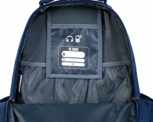 Ghiozdan Scolar, St.Majewski, 4 Compartimente, St.Right Navy Blue BP05 42x30x19cm
