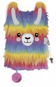 Jurnal cu Lacat, Plusat, St.Majewski, My Little Friend Rainbow Alpaca A5, 96 foi Dictando
