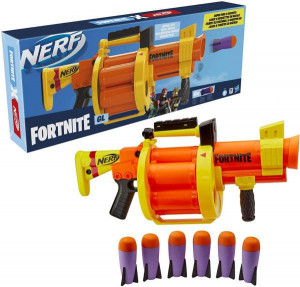 LANSAREA NERF FORTNITE GL + 6 RACHETE
