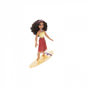 Papusa Disney Princess Vaiana cu placa de surf, HSF3379V