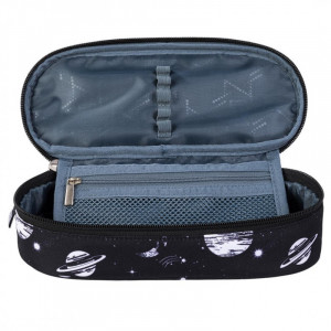 Penar Borseta Rigid, St.Majewski cu 1 Compartiment cu Clapeta Interioara, Multifunctionala, Colectia St.Right - Planets PC01 23x9,5x6cm