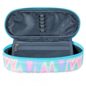 Penar Borseta Rigid, St.Majewski cu Clapeta Interioara, Suplimentara, Multifunctionala, Colectia St.Right - BUBBLE GUM PC01 6x23x9,5cm