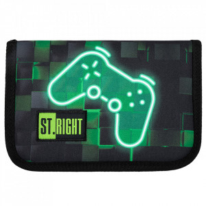 Penar Rigid cu 1 Fermoar si 2 Extensii, St. Majewski, Neechipat, Colectia St.Right - Dark Game PC03, 20.5x14x3.5cm