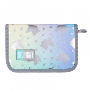 Penar Rigid cu 1 Fermoar si 2 Extensii, St. Majewski, Neechipat, Colectia St.Right - Ombre Unicorns PC03 20.5x14x3.5cm