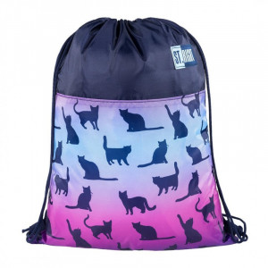 Sac Sport, St Majewski, Colectia St Right - Night Cats SO01 34x43cm