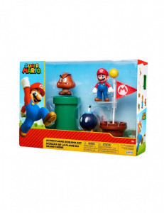 Set de joaca Super Mario - Acorn Plains, cu figurina, 6 cm