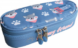 Penar Borseta Rigid, St.Majewski cu 1 Compartiment, Clapeta Interioara, Colectia St.Right - Shiba PC01 23x9,5x6cm