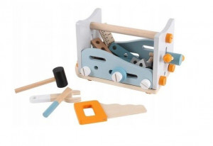 Set de Unelte din Lemn, EcoToys, 52 Elemente