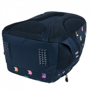 Ghiozdan Scolar 4 Compartimente, St.Majewski, Ergonomic, Impermeabil, Colectia St.Right - Rainbow Cats BP58, 40x28x18cm
