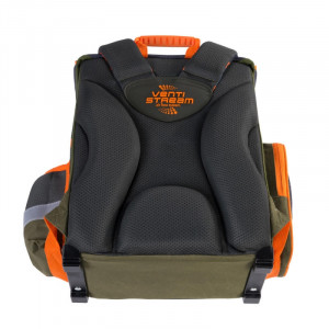 Ghiozdan Scolar Ergonomic St.Majewski - Gama Premium, Military, Ventilatie Venti Stream, Rigid, Impermeabil, Elemente Reflectorizante, 35.5x27.5x16cm,