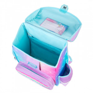 Ghiozdan Scolar Ergonomic St.Majewski - Gama Premium, Unicorn, Ventilatie Venti Stream, Rigid, Impermeabil, Elemente Reflectorizante, 35.5x27.5x16cm,