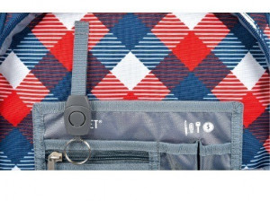 Ghiozdan Troler, St.Majeski, cu Roti de Silicon, Gama St.Reet, CHECKERED PHATTERN 6, TB01