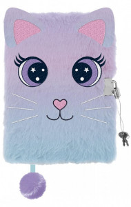Jurnal cu Lacat, Plusat, St.Majewski, My Little Friend Pastel Cat, A5, 96 foi Dictando