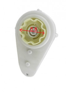 Motor + Reductor pentru Masinute Electrice 12V DC, Motor PM550-50136