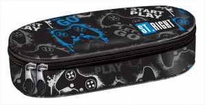Penar Borseta Rigid, cu 1 Compartiment si Clapeta Interioara, Colectia St.Right - GamePlay PC01 23x9,5x6cm