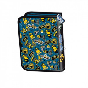 Penar Rigid cu 1 Fermoar si 2 Extensii, St.Majewski, Neechipat, Colectia Minions PC03 20.5x14x3.5cm