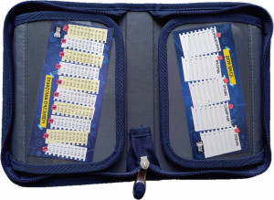 Penar Rigid cu 1 Fermoar si 2 Extensii, St. Majewski, Neechipat, Colectia St.Right - Cosmic Cats PC03 20.5x14x3.5cm