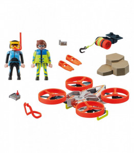 Playmobil City Action - Sea Rescue, Salvamar cu drona