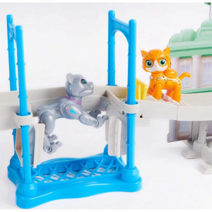 Set de Joaca Paw Patrol, Adventure Bay cu Pisica Salbatica, 5piese