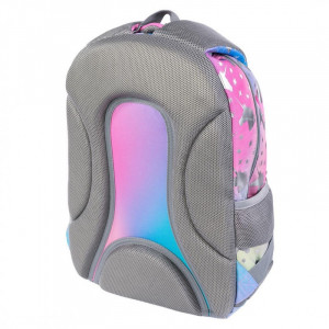 Ghiozdan Prescolari 3 Compartimente, St.Majewski, Maner si Spate Ergonomic, Impermeabil, Elemente Reflectorizante, Colectia St.Right - Ombre Unicorns BP26, 39x27x17cm