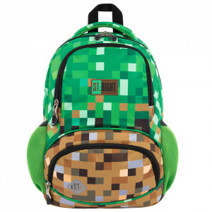 Ghiozdan Prescolari si Excursii, 3 Compartimente, Ergonomic, Impermeabil, Colectia St.Right - PX BP71, 38x26.5x16cm