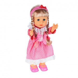 Papusa Interactiva, Umbla Singura, MalPlay Belinda 42cm