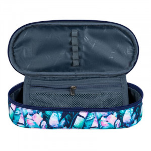 Penar Borseta Rigid, St.Majewski, cu Clapeta Interioara, Gama St.Right Blue Leaves PC01