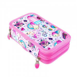 Penar Echipat cu 2 Fermoare, St.Majewski, gama St.Right Sweet & Pink PC04