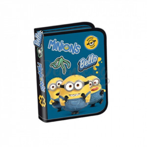 Penar Rigid cu 1 Fermoar si 2 Extensii, St.Majewski, Neechipat, Colectia Minions PC03 20.5x14x3.5cm