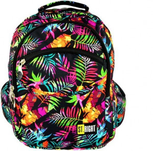 Rucsac Scolar 4 Compartimente St.Right - Street Tropical Island