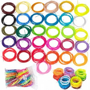 Set Rezerve pentru Creion 3D, 90 seturi x 3m, 30 nuante de culori, 1.75mm