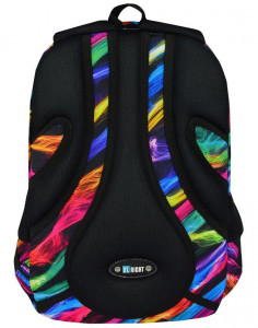 Ghiozdan Prescolari 3 Compartimente, St.Majewski, Maner si Spate Ergonomic, Impermeabil, Elemente Reflectorizante, Colectia St.Right - New Illusion BP26, Multicolor, 39x27x17cm