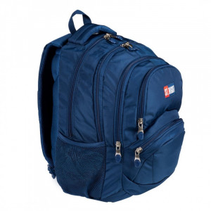 Ghiozdan Scolar, St.Majewski, 4 Compartimente, St.Right Navy Blue BP05 42x30x19cm