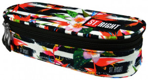 Penar Borseta Rigid cu Clapeta Interioara St.Right - Street Tropical Stripes