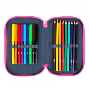 Penar Echipat cu 2 Fermoare, St.Majewski, gama St.Right Sweet & Pink PC04